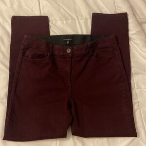 Violets & Roses 12/31 Burgundy Pants